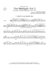 Two Madrigals, Vol. 5 - from Morley's "First Book of Madrigals to 4 Voices" (1594) - Trombone 2
