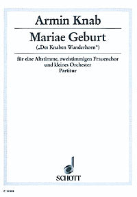 Mariae Geburt - Score