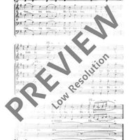 Wer sich die Musik erkiest - Choral Score