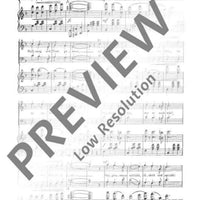 Wein, Weib und Gesang - Score