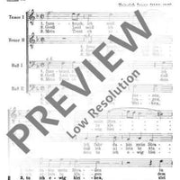 Innsbruck, ich muss dich lassen / Glaube ist der Seele Leben - Choral Score