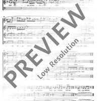 Auf verschleierten Schaukeln - Choral Score