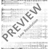 Vier Gedichte - Choral Score