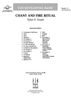 Chant and Fire Ritual - Contents