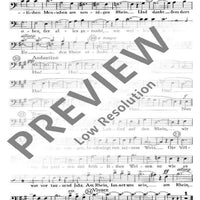 Lob des Rheins - Bass I