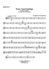 Four Carol Settings - F Horn