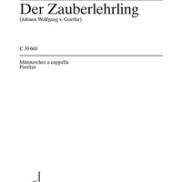 Der Zauberlehrling - Choral Score