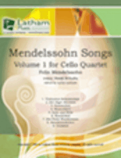 Mendelssohn Songs: Volume 1 for Cello Quartet - Cello 2