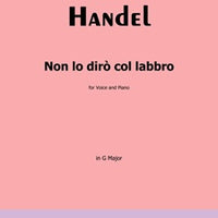 Non lo dirò col labbro