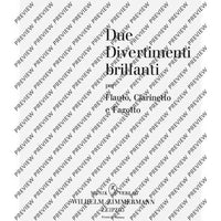 Due Divertimenti brillanti - Set of Parts