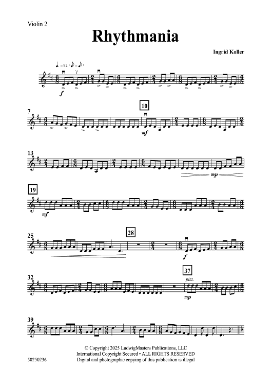 Rhythmania - Violin 2