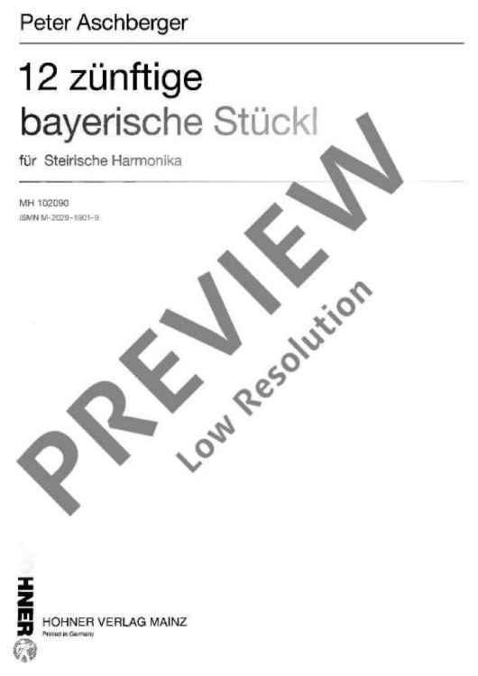 12 zünftige bayerische Stückl