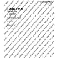 Sonata F Minor - Score and Parts