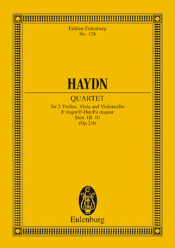 String Quartet F major - Full Score