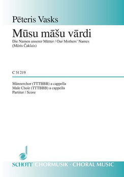 Musu mašu vardi - Choral Score