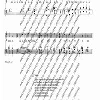 Ein Kind ist uns geboren - Score