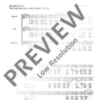 Nun singet und seid froh