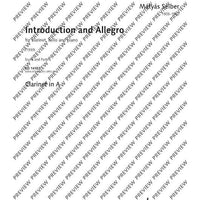 Introduction and Allegro - Score and Parts