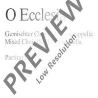 O Ecclesia - Choral Score