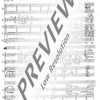 Three Farewells - Full Score