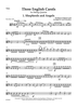 Three English Carols - Viola