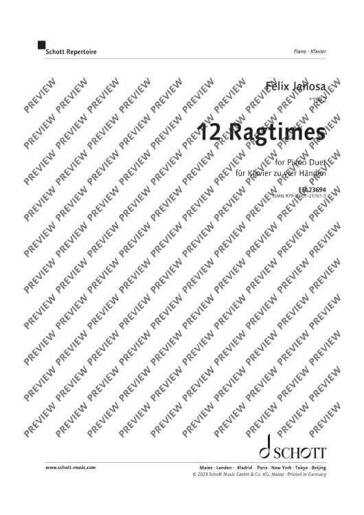 12 Ragtimes