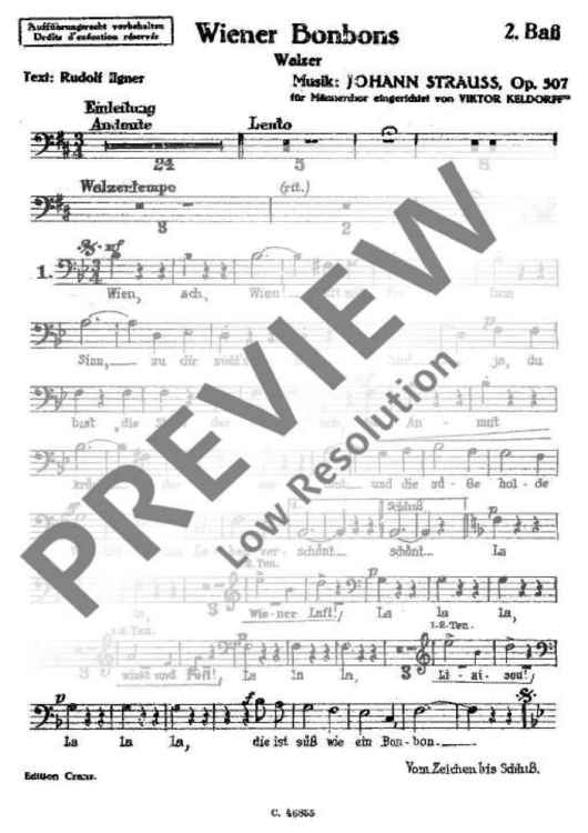 Wiener Bonbons - Bass Ii