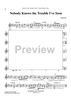 Nobody Knows the Trouble I've Seen - Flute/Oboe/Violin 2