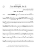 Two Madrigals, Vol. 9 - from Morley's "First Book of Madrigals to 4 Voices" (1594) - Trombone 2