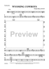 Wyoming Cowboys for String Orchestra - Tambourine