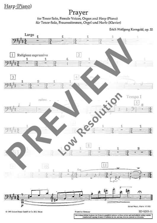 Prayer - Harp