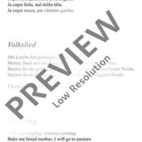 Ganu dziesma - Choral Score