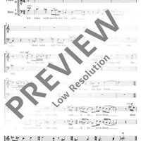 ... wie in Welschland lau und blau ... - Choral Score