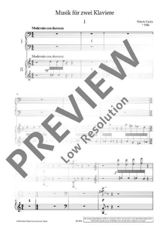 Music for Two Pianos