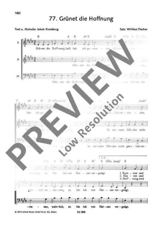 Grünet die Hoffnung