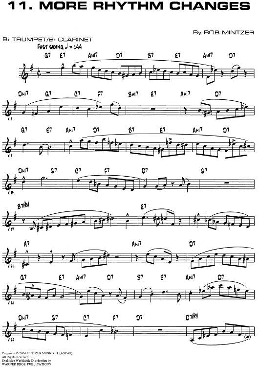 More Rhythm Changes