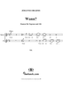 Wann? (Canon for Soprano and Alto)