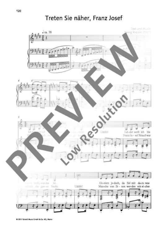 Treten Sie näher, Franz Josef
