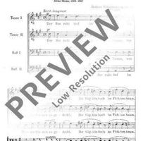 Der träumende See - Choral Score