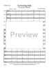 As Evening Falls - Score
