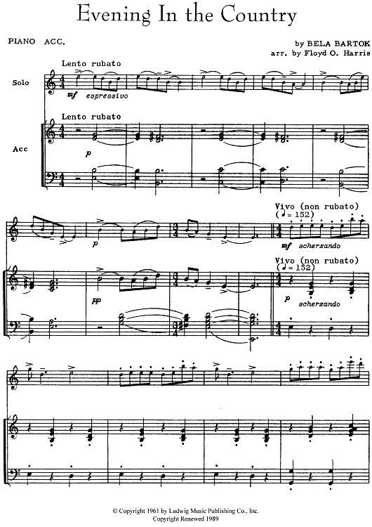 Evening in the Country