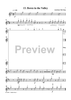 Twenty Folk Tunes for Bass Quartet (or Trio) - Double Bass 1