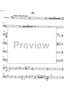 4 Preludes for Brass and Timpani - Trombone 1