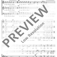 Segen der Engel - Choral Score