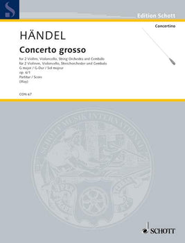 Concerto grosso in G major - Score