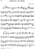 Sonata No. 1 in C Major - Flute
