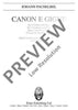 Canon e Gigue in D major - Full Score
