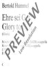 Glory to God (Gloria) - Choral Score