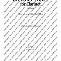 Klezmer Tunes for Clarinet