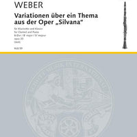 Variations on a Theme from the Opera "Silvana" Bb major